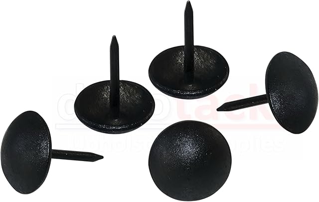 decotacks® Matt Black Upholstery Nails/tacks 7/16in - 100 Pcs [Matt Black] DX0511MBL(UK)