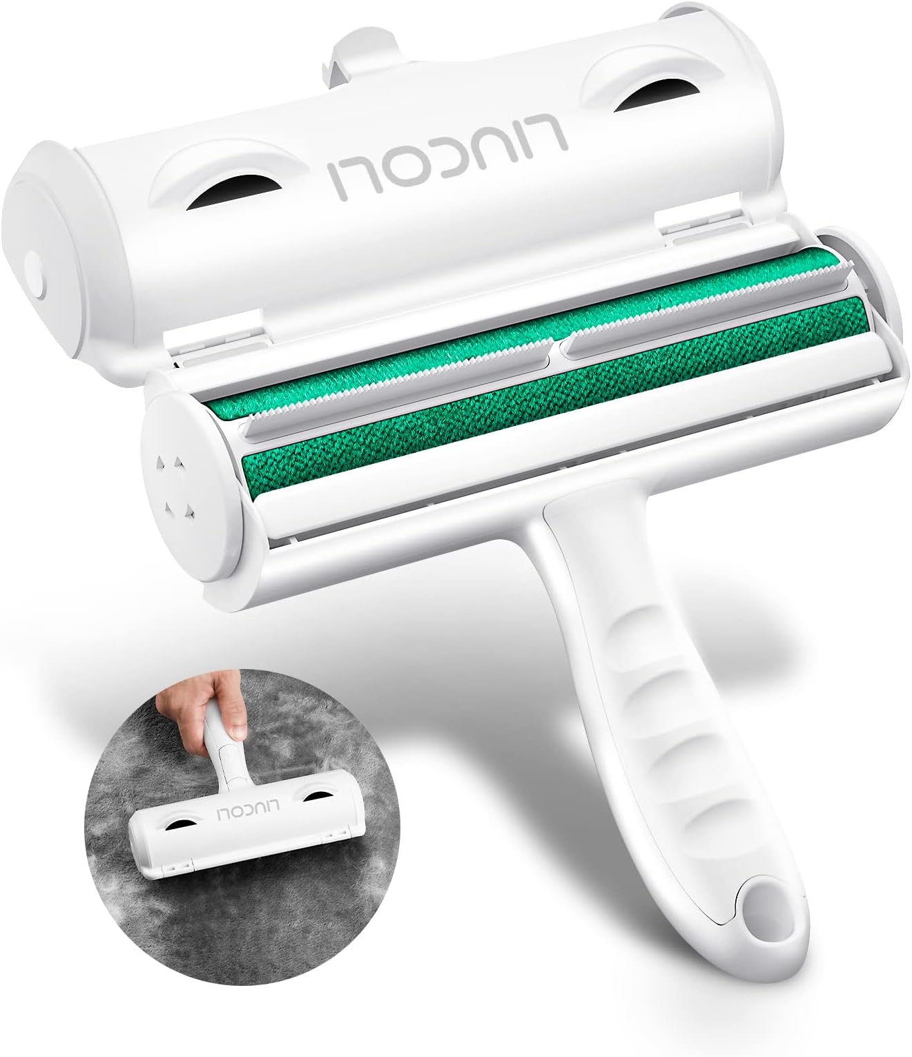 Pet Hair Remover Roller, Honeueuen 2 PCS Reusable Animal Hair Removal