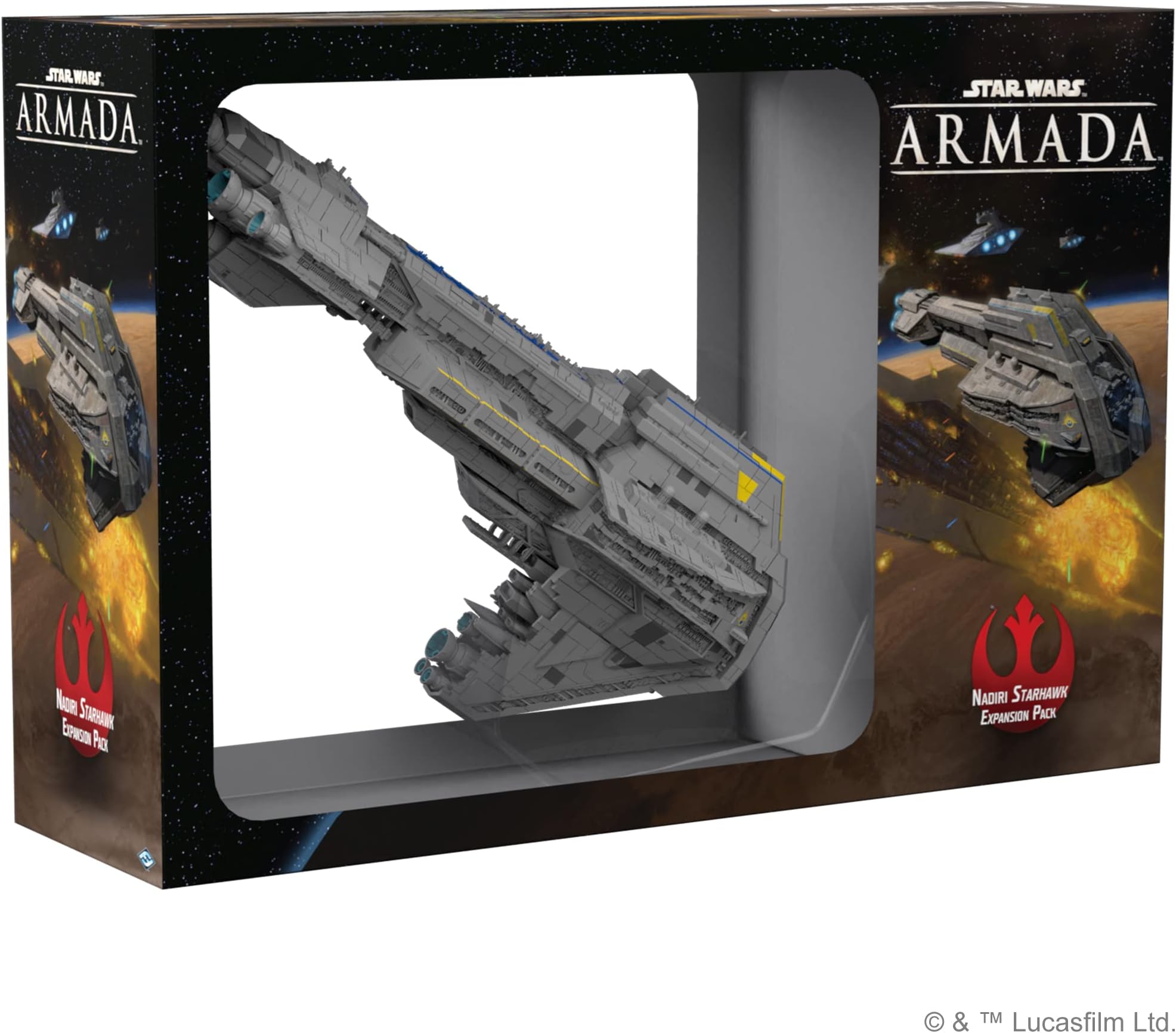 Fantasy Flight Games - Star Wars Armada: Rebel Alliance: Nadiri Starhawk - Miniature Game