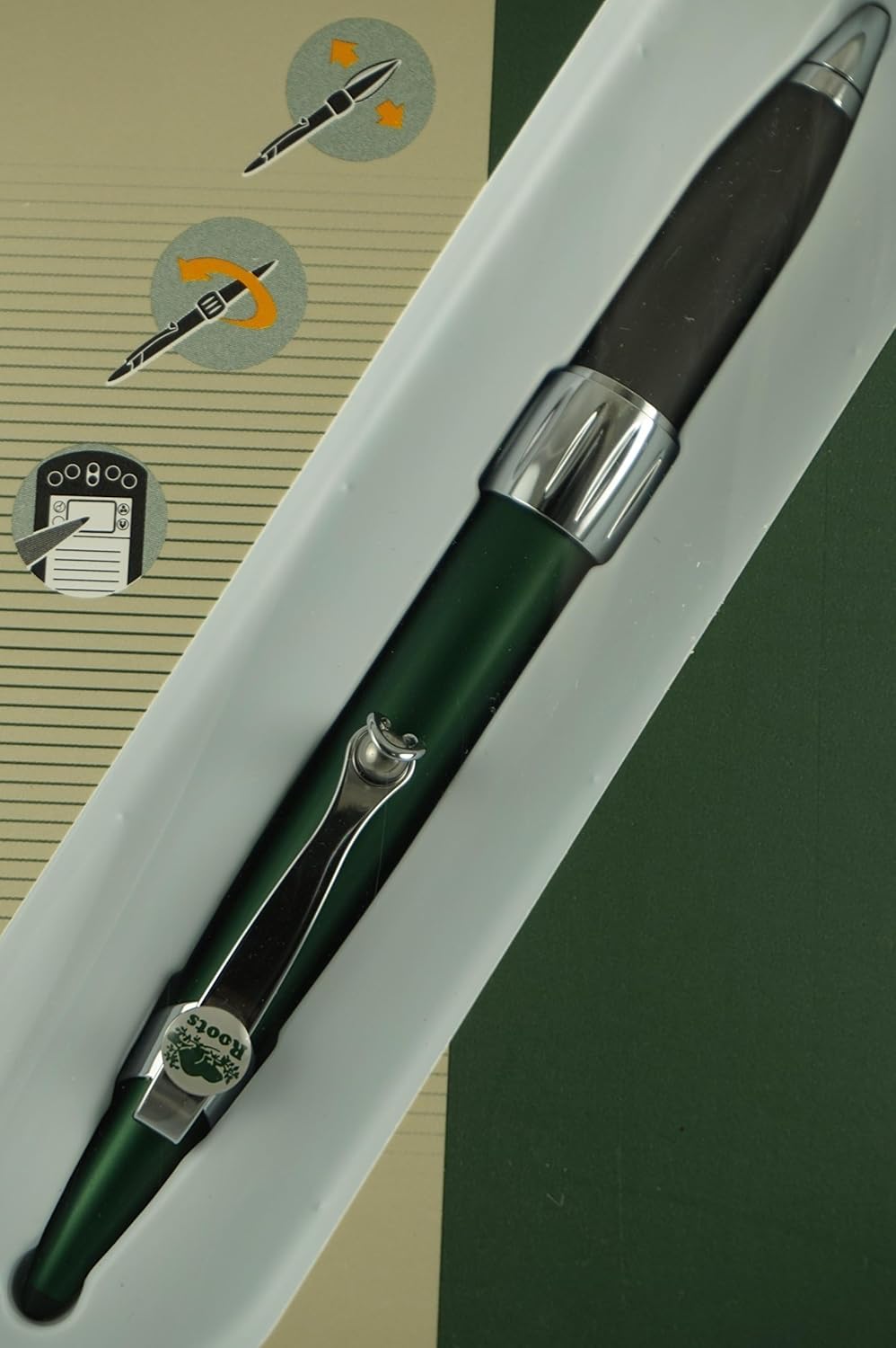 Cross Limited Edition Morph Sherwood Green Ballpoint Pen with Roots Emblem