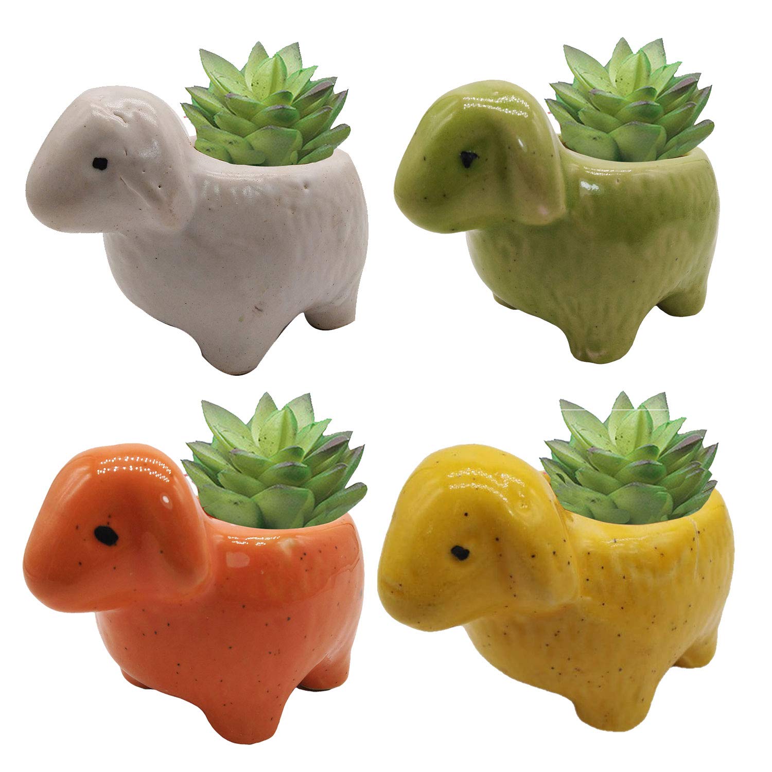 India Meets India Ceramic Flower Pot Planter Plant Pot Indoor Outdoor Planter Handicraft by Awarded Indian Artisan (Ship (Set of 4)) (B08CN66241) Amazon Price History, Amazon Price Tracker