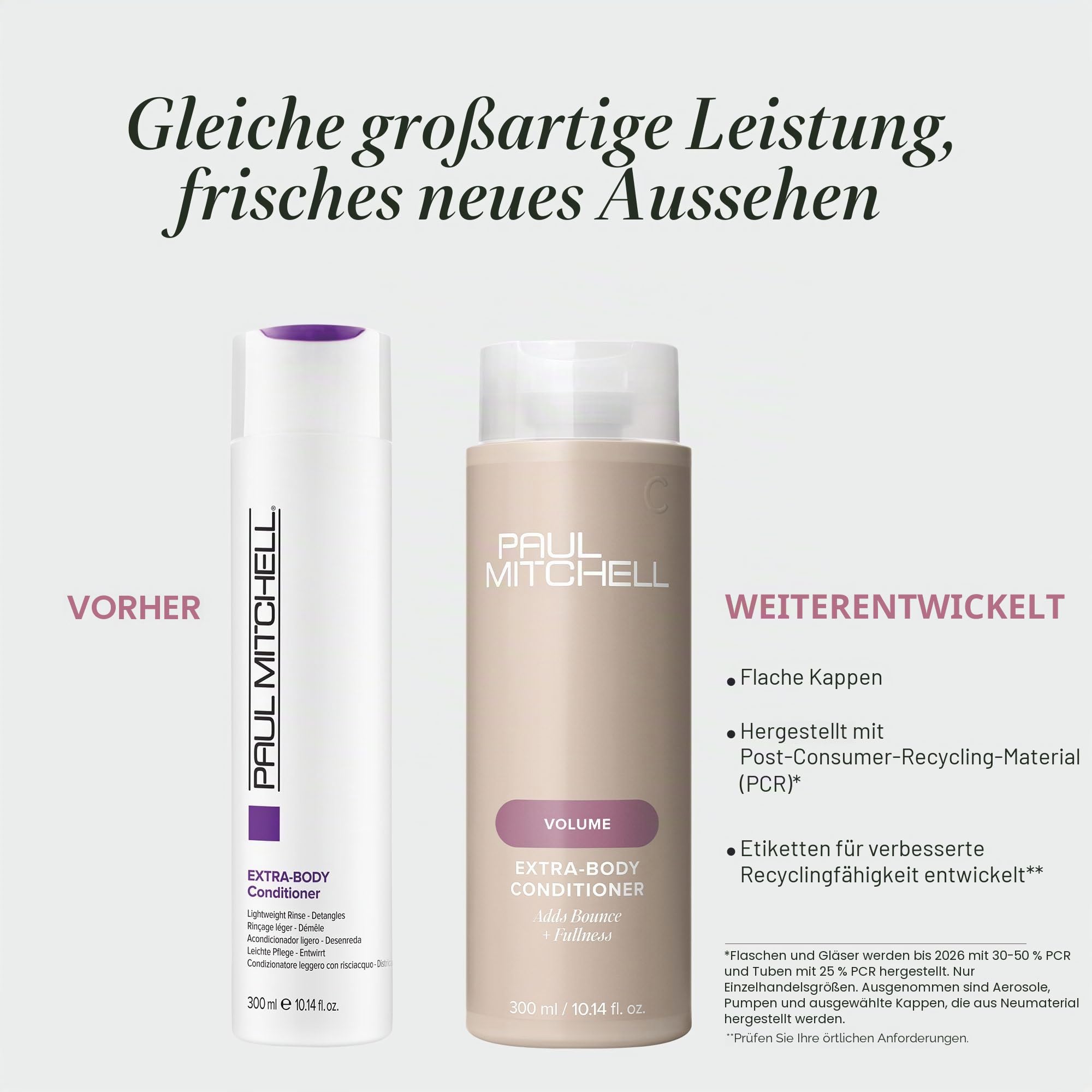 Paul Mitchell Extra-Body Conditioner - vegane Creme-Spülung ideal für feines Haar, Pflege-Conditioner verleiht Fülle, Glanz und Sprungkraft, 1000 ml