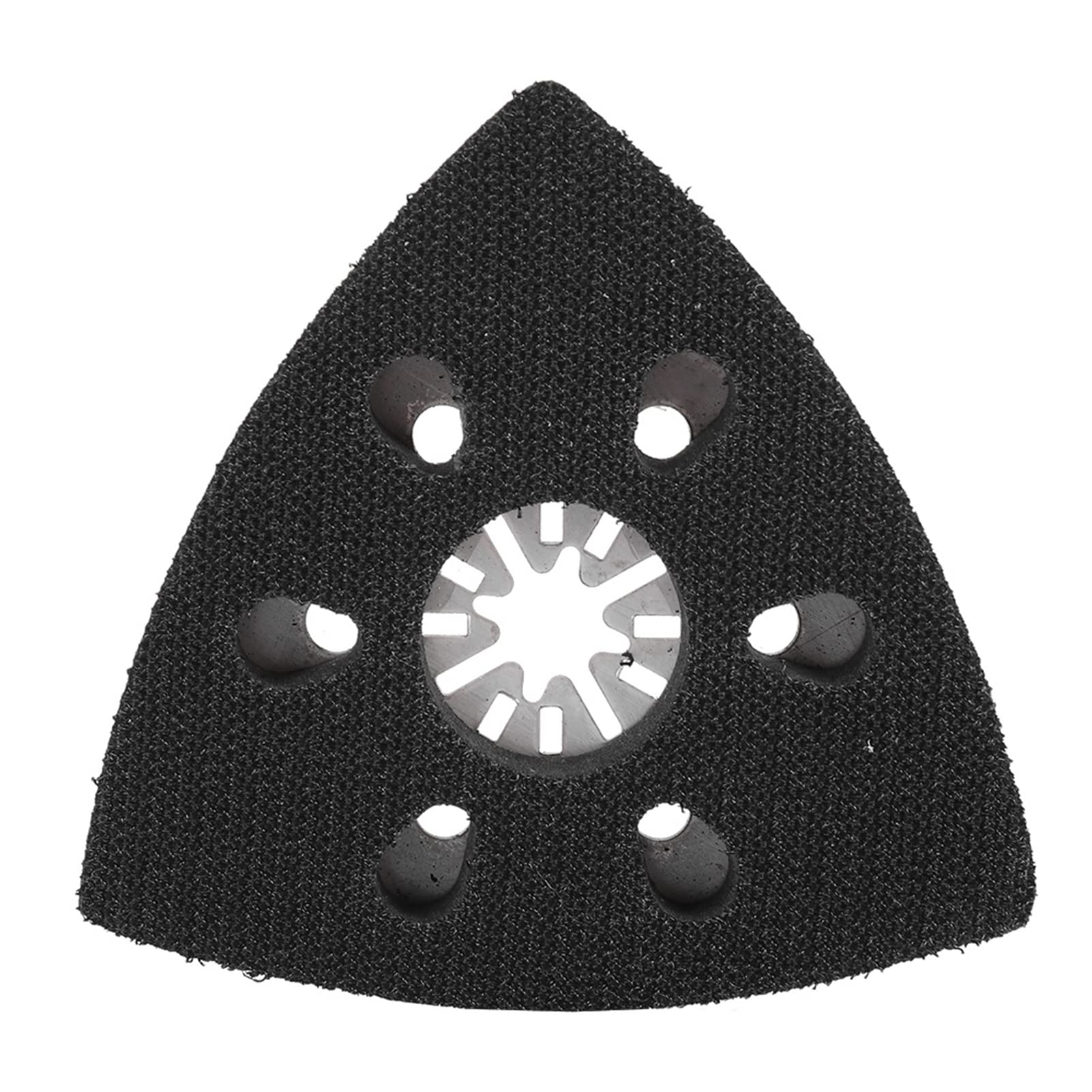 Papier Abrasif Triangulaire 61pcs - 90mm Avec 6 Trous - Pour Ponçage Multi-Usage