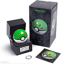 The Wand Company Original Poké Ball Authentic Replica - Realistic, Electronic, Die-Cast Poké Ball with Display Case Light Features – Officially Licensed by Pokémon