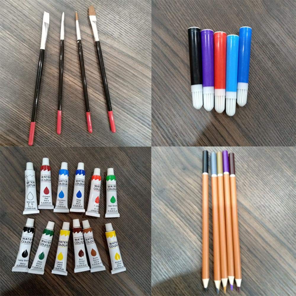 Set De 16 Éponges Et Pinceaux De Peinture Colorés Pour Enfants – Kit DIY Créatif Et Ludique, Idéal Pour Dessin, Graffiti Et Activités Artistiques Sûres