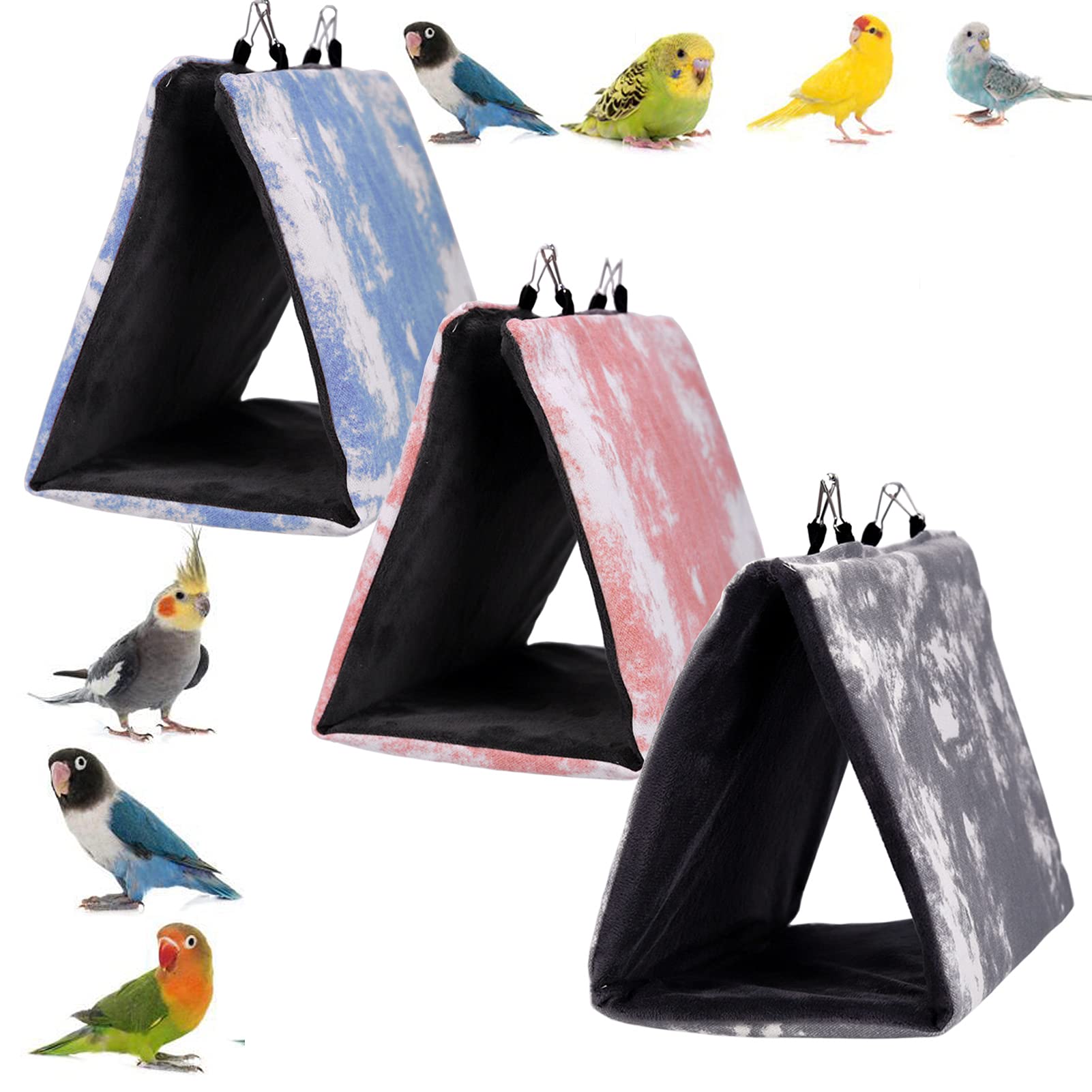 Buy LeerKing Bird Nest Snuggle Hut Parrot Habitat Cave Canvas Hanging