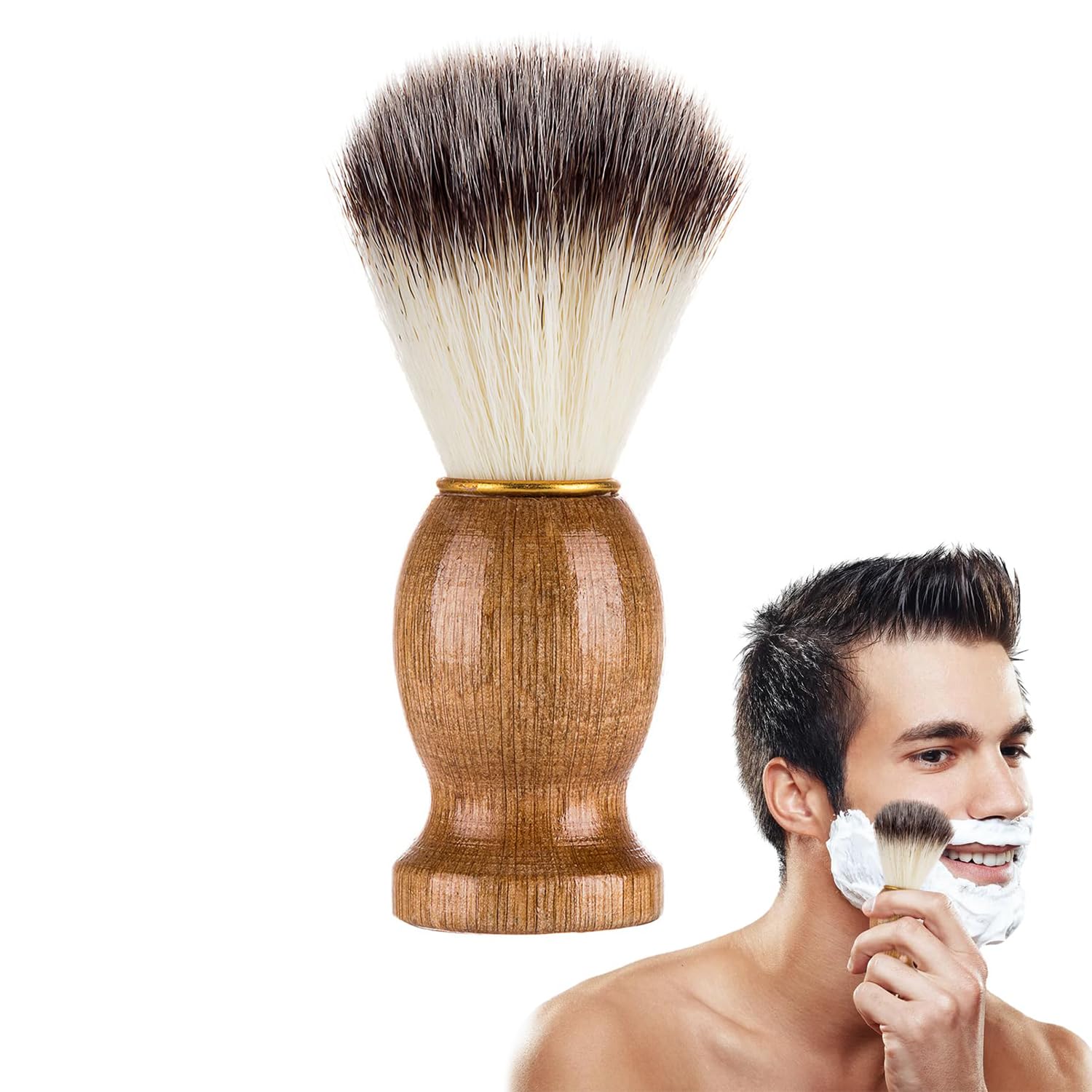 Pinceles De Afeitar De Pelo De Tejón, Brocha De Afeitar, Cepillo Barba Hombre, Brocha De Afeitar De Viaje, Cepillo Para Barba, Brocha De Afeitar, Pincel De Barba, Cepillo De Barba De Madera