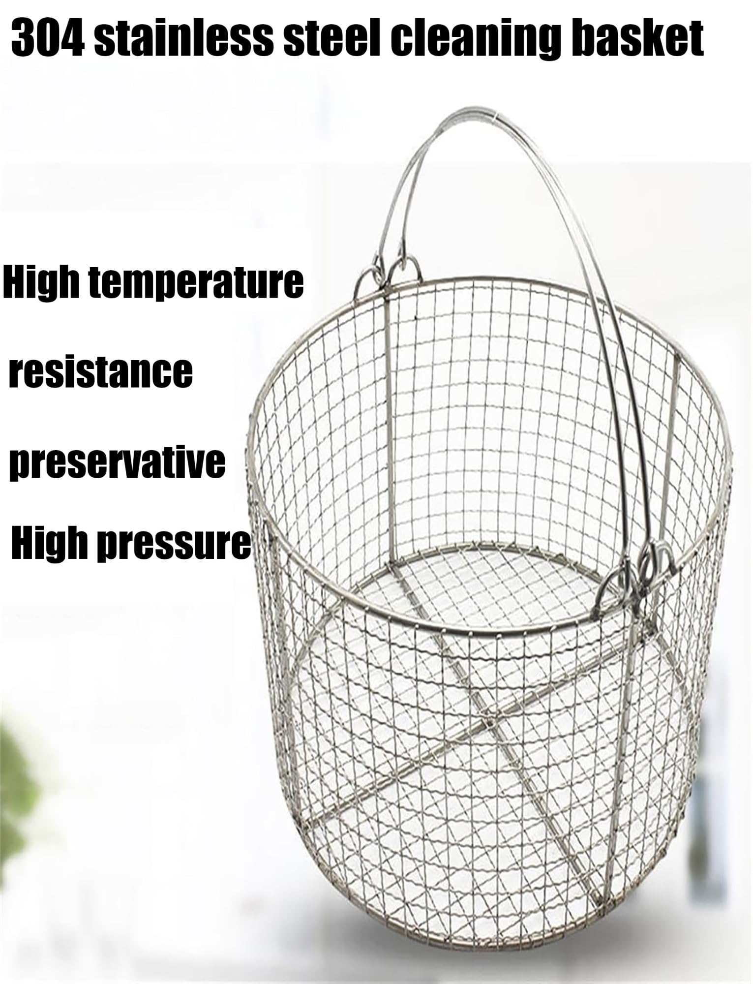 Cesta De Esterilización De Acero Inoxidable 304 con Malla De 6mm, Bandeja para Instrumentos Médicos 30x20cm 40x20cm