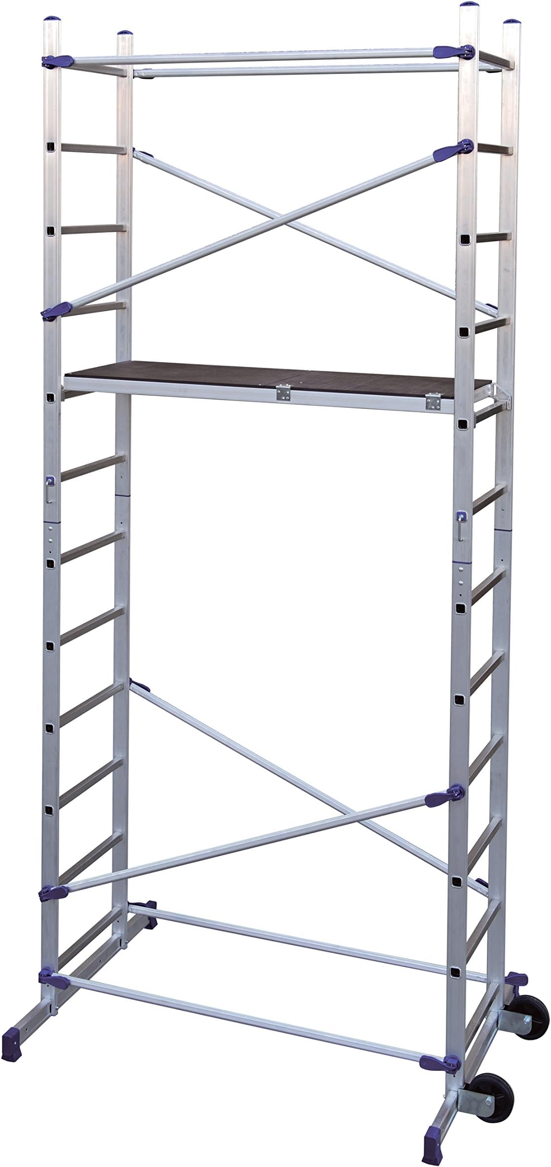 TRABATTELLO Aluminium Mod. Fin Click Work Height 4.36 MT