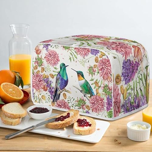 Vista 96 de Dreaweet Funda para tostadora de dibujos animados Kawaii Toast, de poliéster, se adapta a la mayoría de tostadoras de ranura larga de 4 rebanadas