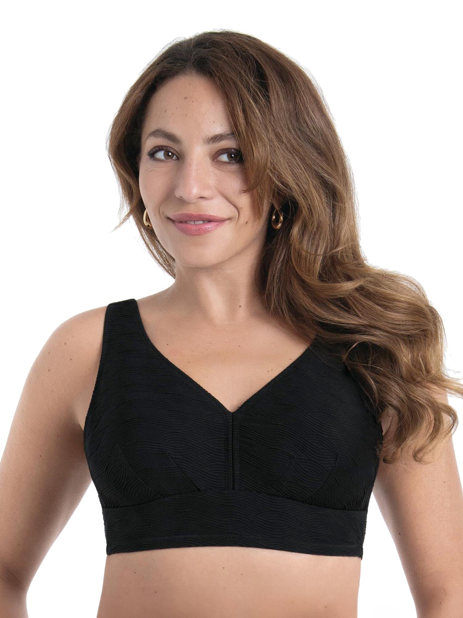 Anita Bikini Top Essentials | V-Ausschnitt und herausnehmbaren Softschalen | passt Sich durch Flex-Fit perfekt der Körperform an | S-XL
