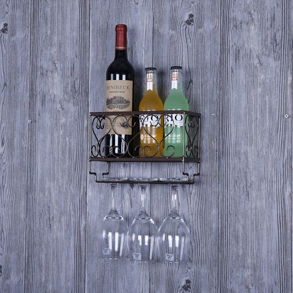 Porte-verre à vin décoration murale pour transformer votre cuisine en authentique bistrot
