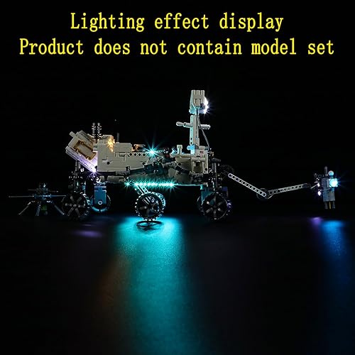 Miniatura 5 de GEAMENT Kit de luces LED compatible con Lego NASA Mars Rover Perseverance - Juego de iluminación para Technic 42158 (juego de modelos no incluidos)