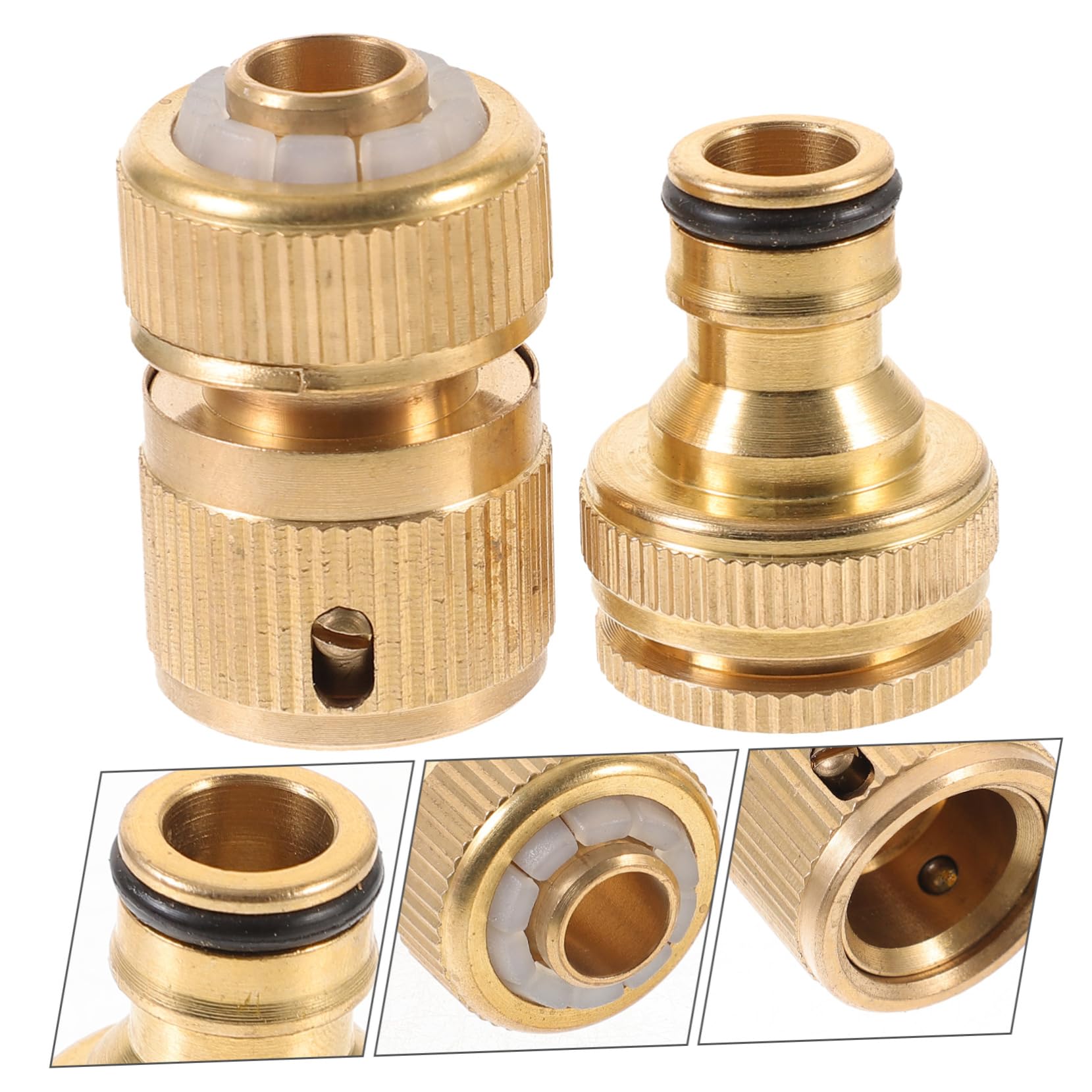 Luxshiny 4paia Raccordo Rapido Per Tubo Da Giardino Connettore Facile Da Installare Per Irrigazione e Lavaggio Compatibile Con Tubo e Idropulitrice