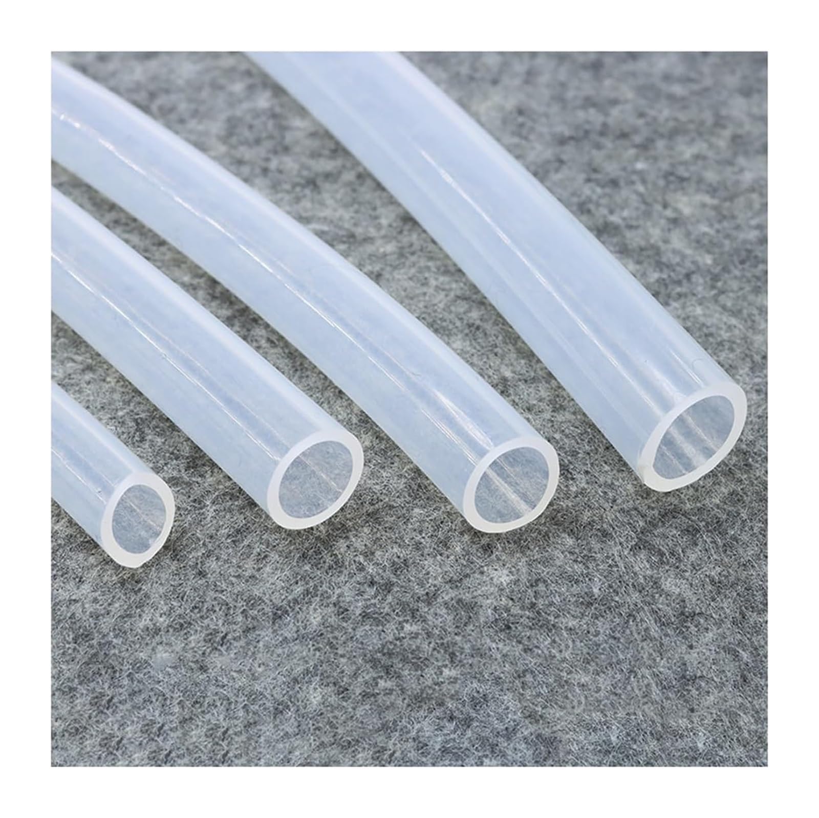 Elastyczne rurki silikonowe, Gumowa rurka o długości 1 metra do pompy akwariowej z fajką wodną wysokiej temperaturze(ID 12mm x OD 14mm)