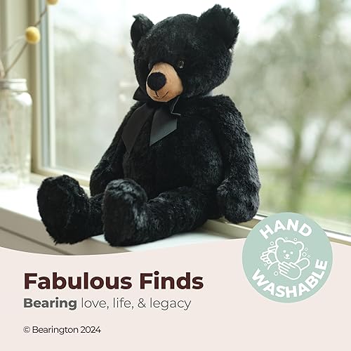 Miniatura 3 de Oso de peluche de la colección Bearington Scout de oso negro - 16" Oso de peluche de juguete de oso de peluche