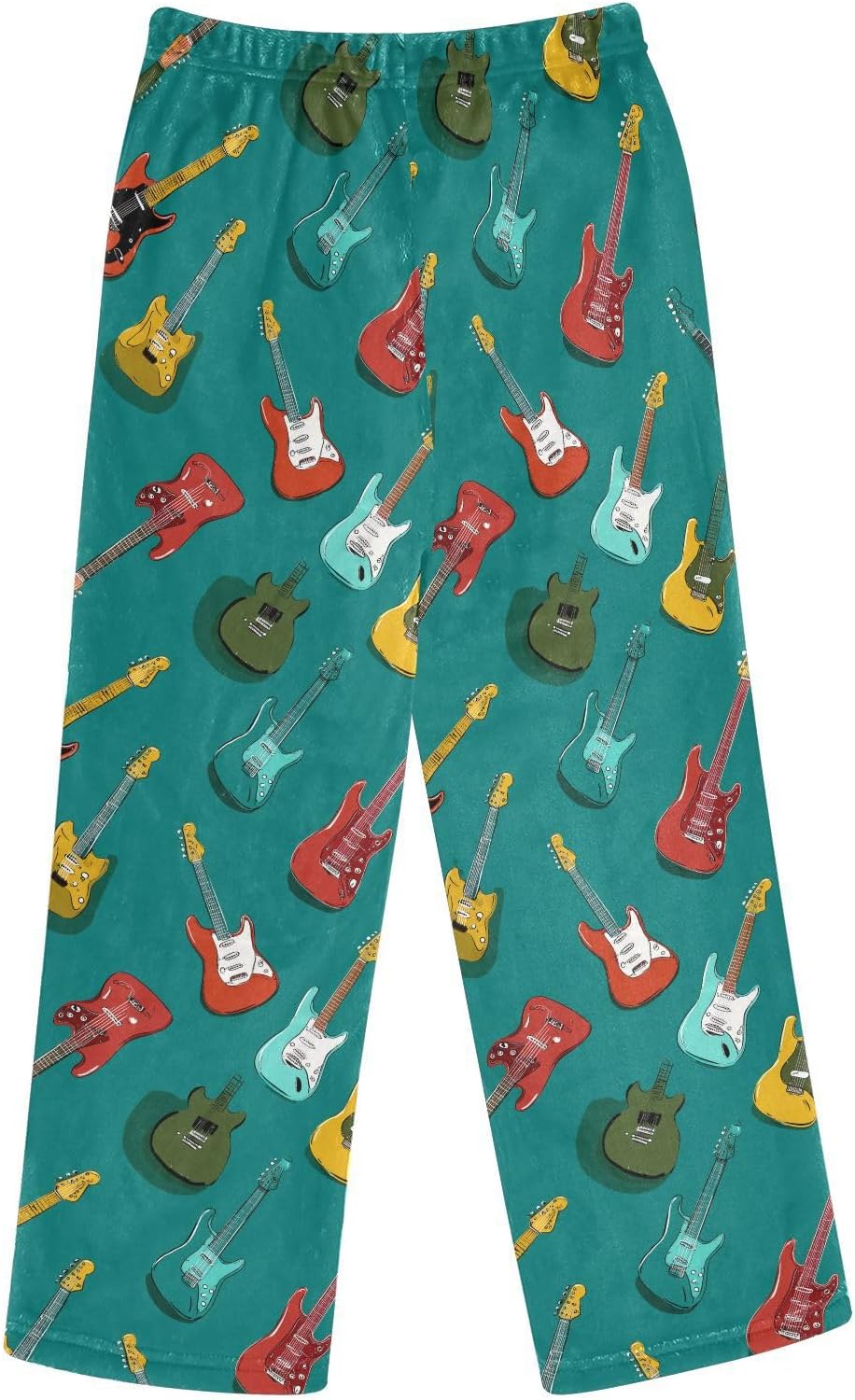 visesunny Rock Music Guitar Grunge Boys Pants for Kids Fleece Bottoms Long Jogger Pants Trousers with Pockets Size 6-14Y