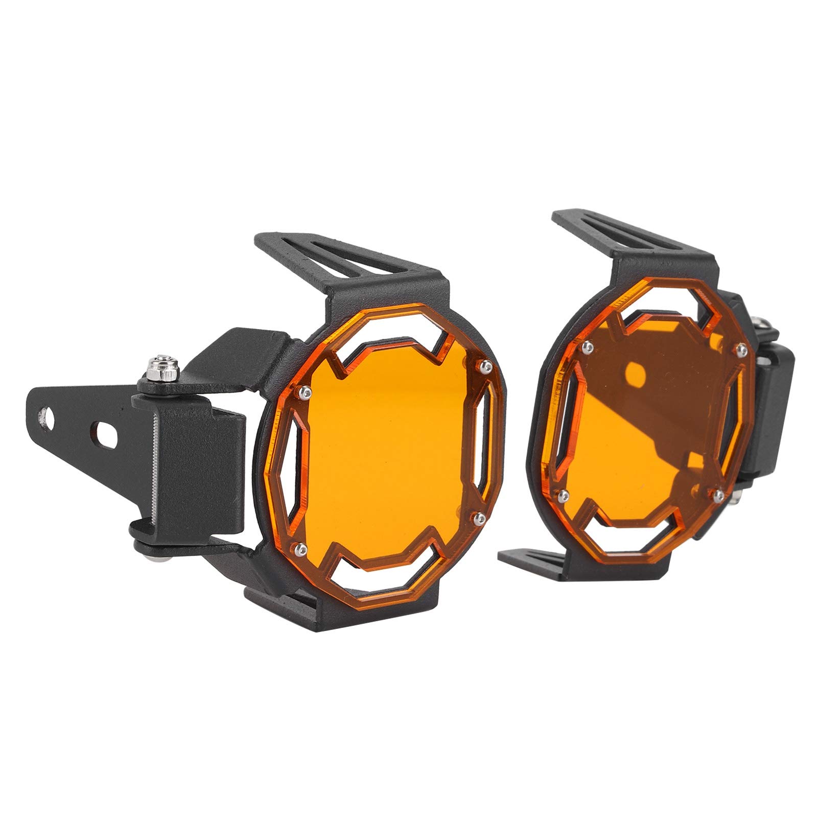 Guardia de Luz de Niebla de Motocicleta de Aluminio, Protege la Lámpara LED OEM, Se Adapta a R1200GS R1250GS Adventure Lc, S1000XR F750GS F850GS (ORANGE)
