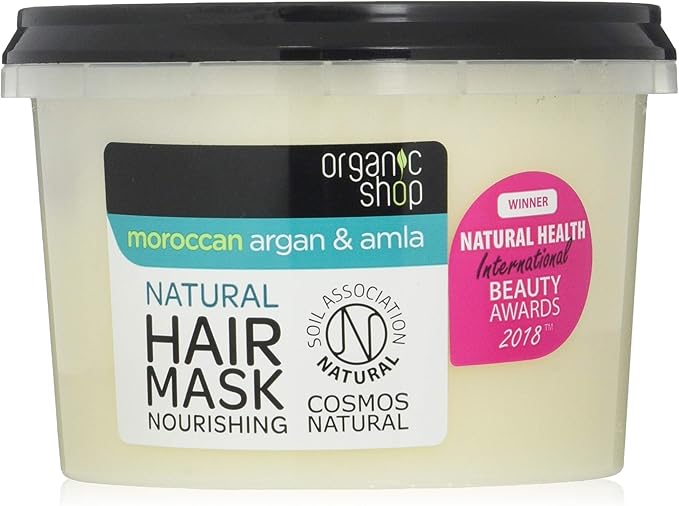 Organic Shop Argan & Amla Nourishing Hair Mask Amazon.co.uk Beauty