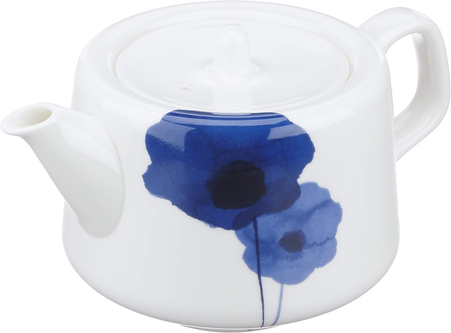 Narumi 52188-3658 Spring Field Bowl, Plate, 5.5 inches (14 cm), Blue, Anemone, Microwave Warm, Dishwasher Safe, Made in Japan