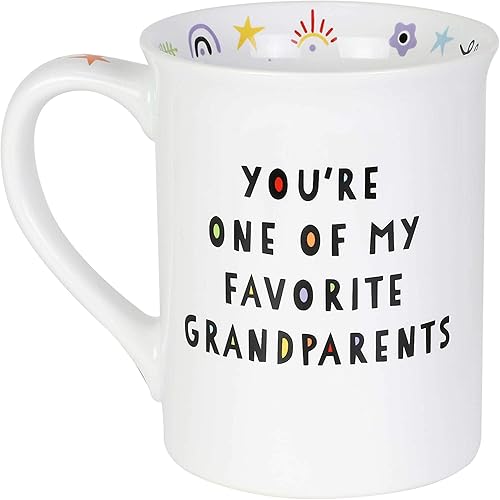 Miniatura 2 de Enesco Taza de café Our Name is Mud Happy Birthday Grandmother Cuppa Doodle, 16 onzas, color blanco