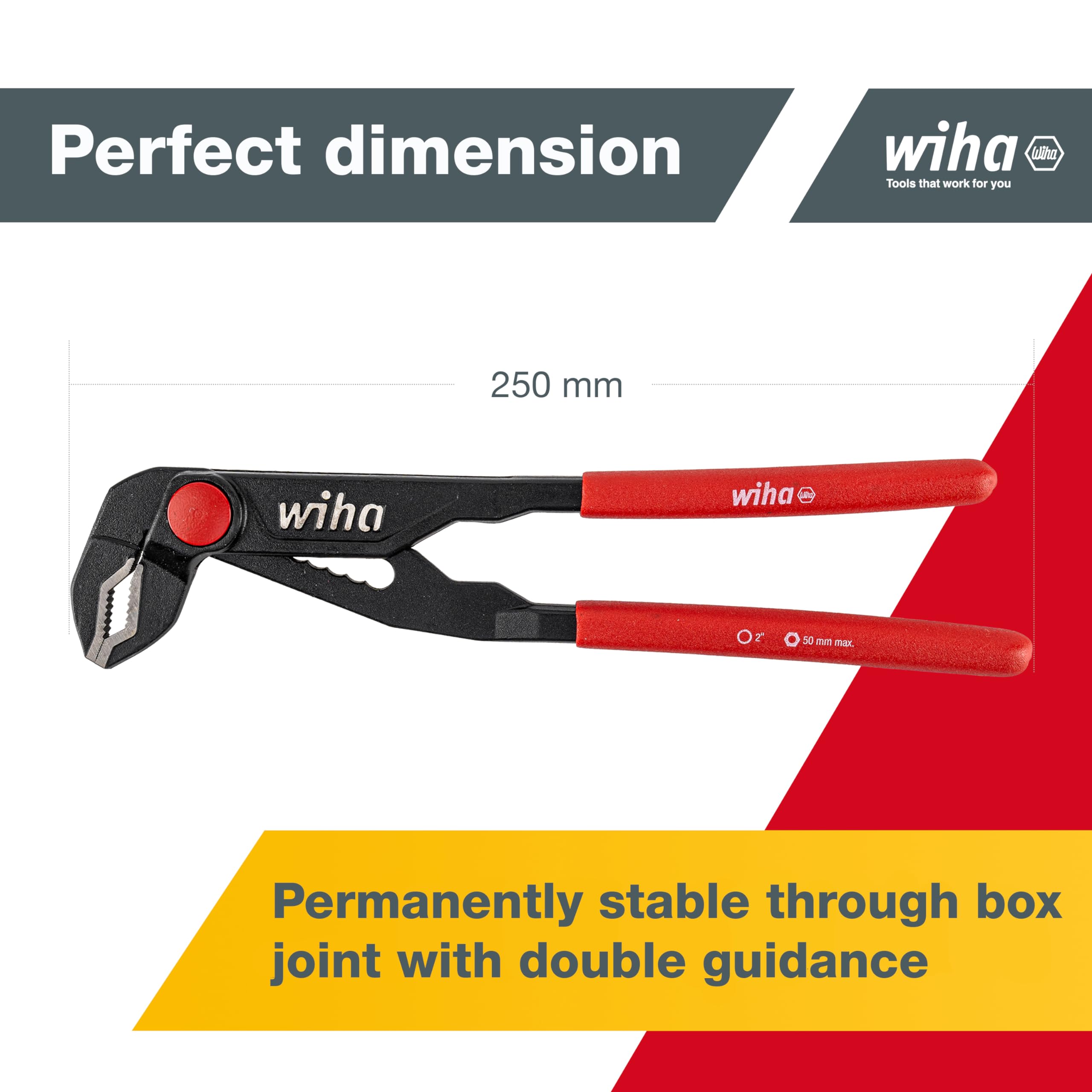 Wiha Z 22 0 01 250 mm SB Classic, Red, (WHA-27383) : Amazon.co.uk