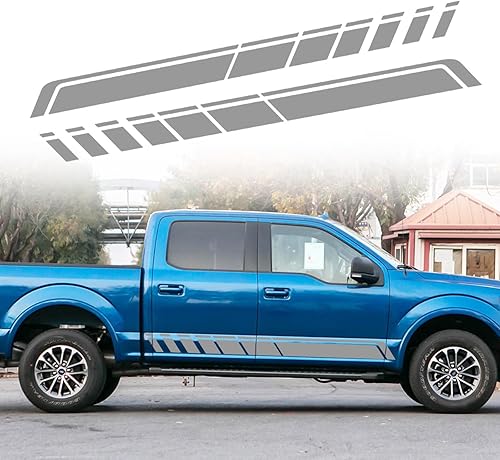 Miniatura 7 de Calcomanías de vinilo modificadas de vinilo para puertas laterales de auto de carreras de automóviles, calcomanías de vinilo con rayas decorativas,