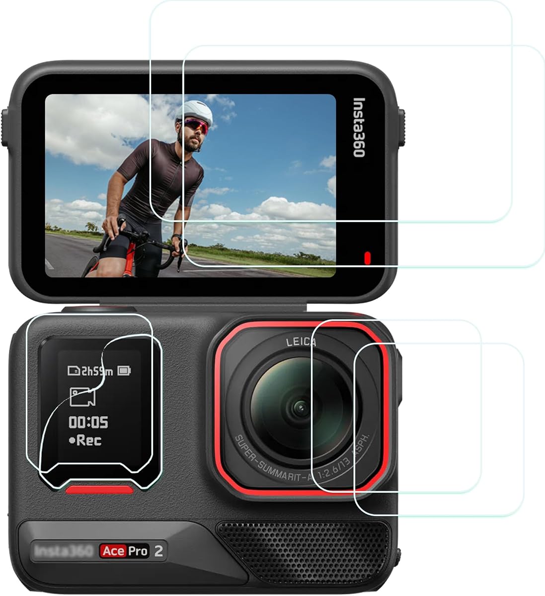PCTC Screen Protector for Insta360 Ace Pro 2