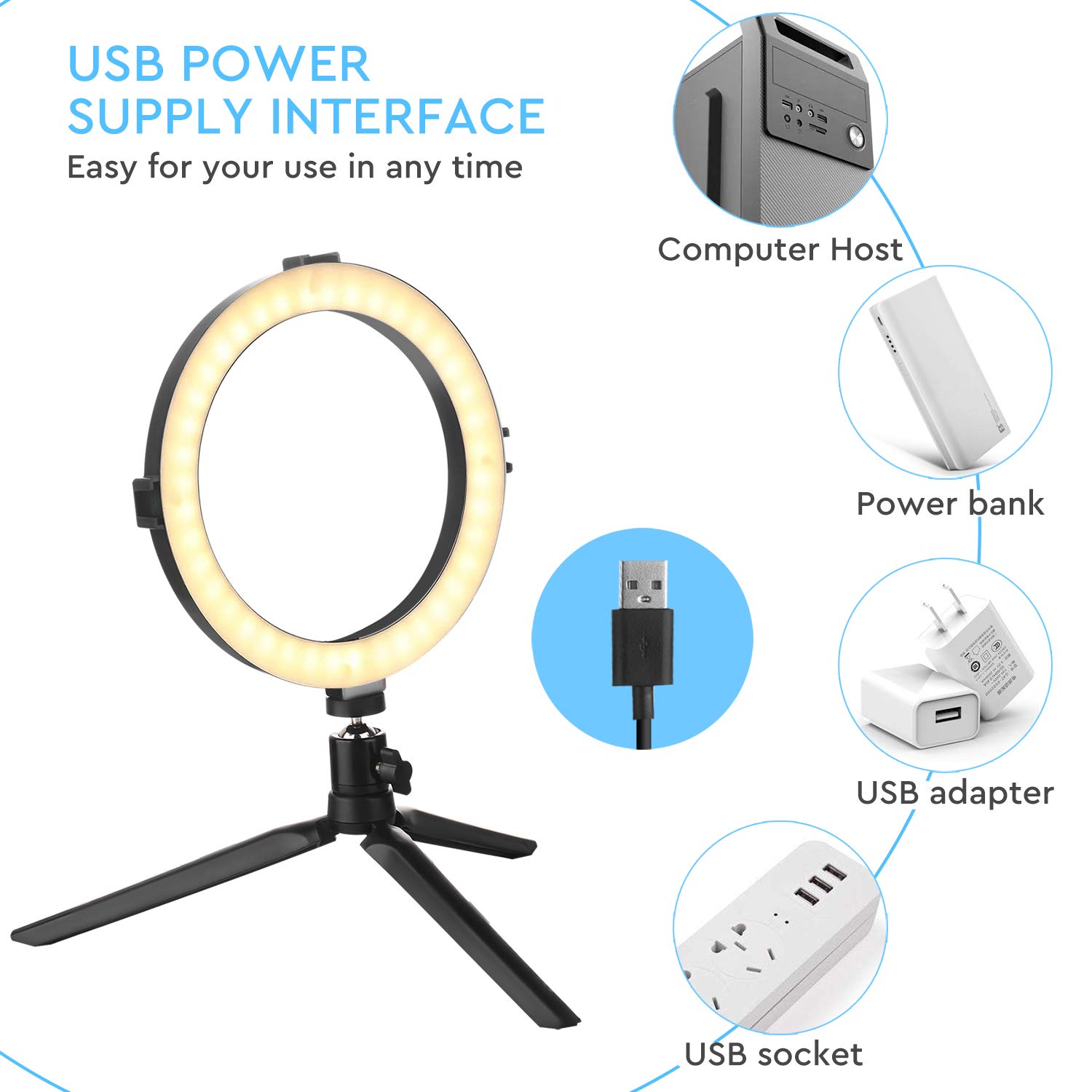 リングライト 8インチ LEDリングライト Amazon | FOMITO LEDリングライト 直径8インチ スマホで撮影
