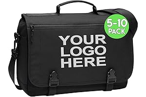 Custom Messenger Messenger Laptop Briefcase with Embroidered Logo