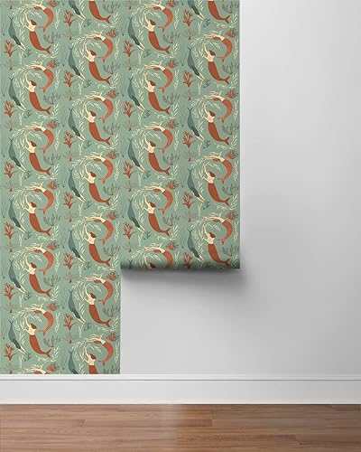 Miniatura 8 de Elana Gabrielle - Papel tapiz prémium para despegar y pegar, papel tapiz costero de diseñador para dormitorio, artículos esenciales para dormitorio,