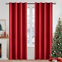 Vista 28 de MIULEE Cortinas opacas para dormitorio o sala de estar, juego de 2 paneles de cortina para ventana con aislamiento térmico y bloqueo de luz