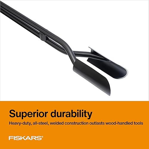 Miniatura 2 de Fiskars Cavadora de Hoyos para Postes de Acero de 60 pulgadas, Herramienta de Construcción y Jardín de Mango Largo, Herramienta Cavadora