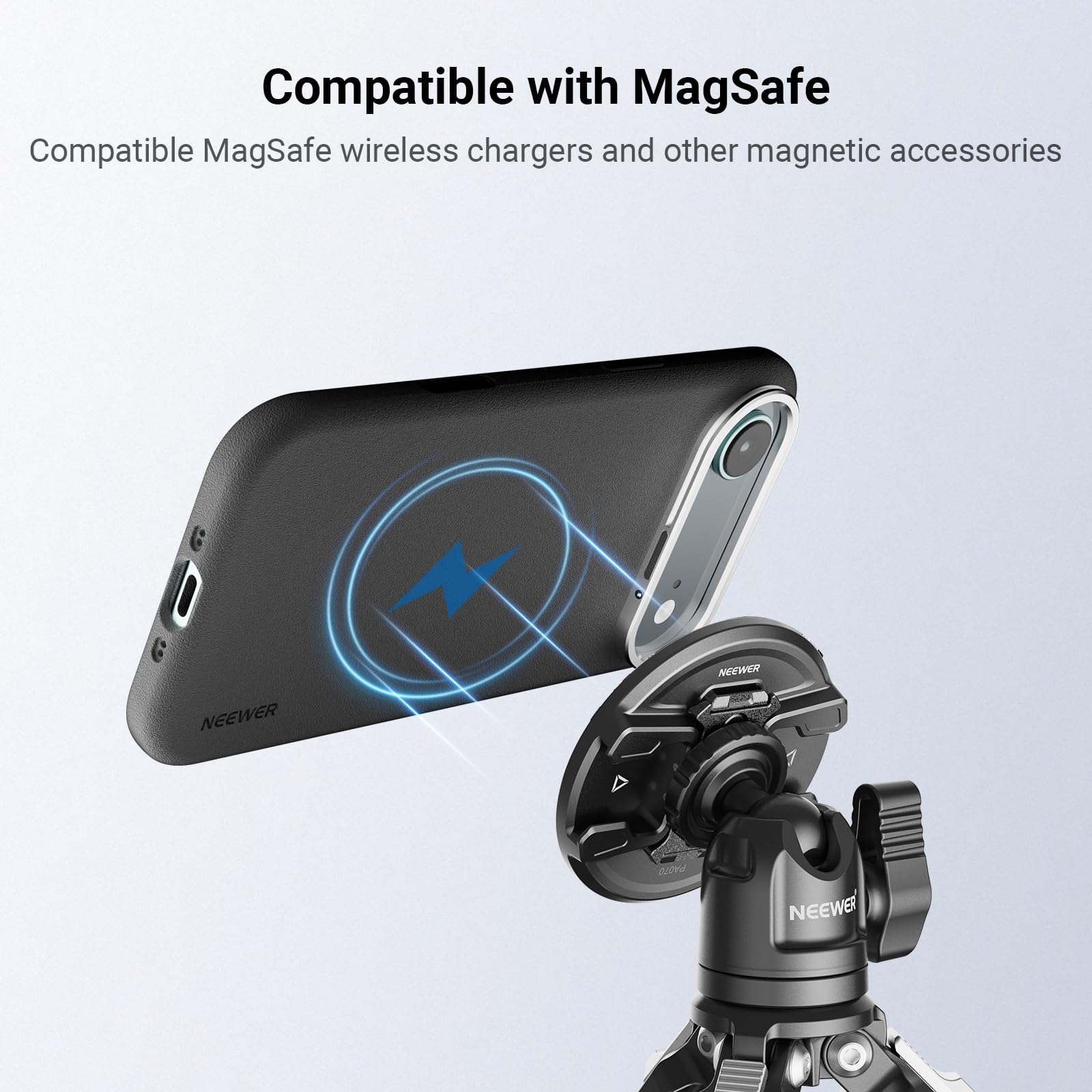 NEEWER Etui na telefon tylko do Air, modułowe ochronne etui na telefon z TPU/PC z pierścieniem filtrującym 67 mm, tylna płytka obiektywu 17 mm, adapter obiektywu z mocowaniem T kompatybilny z Moment