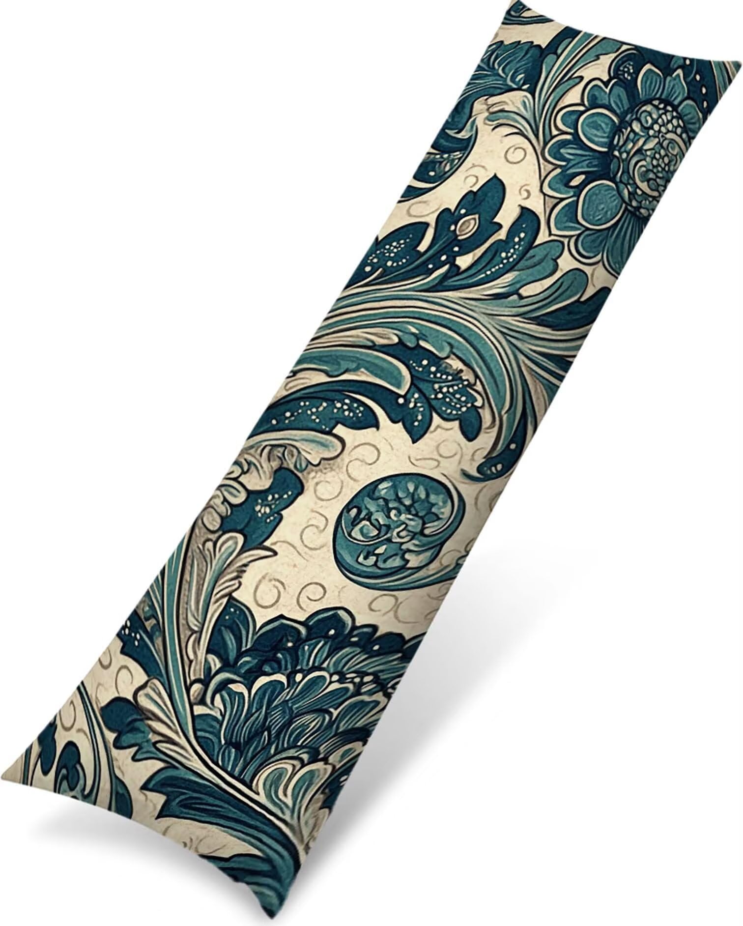 Coussin de jardin étanche 30x90cm en velours abstrait pour embellir votre patio cet automne