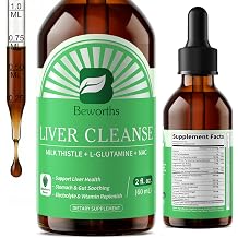 Liver Cleanse Detox & Repair - Liver Support Liquid Drops, 2 Fl Oz
