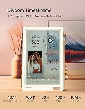 Buy Divoom Times Frame - 10.1 inch Wi-Fi 64GB Clear Digital Photo