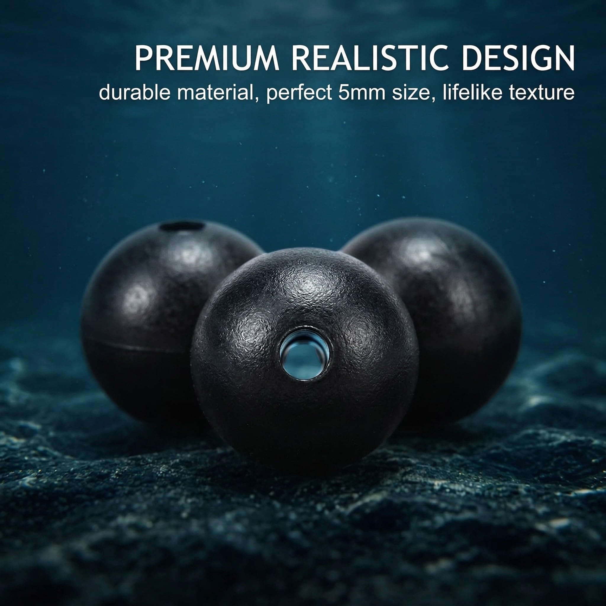 Perles en Caoutchouc 5mm Souple pour Pêche à la Carpe, Accessoires Float Rig pour Eau Douce et Salée