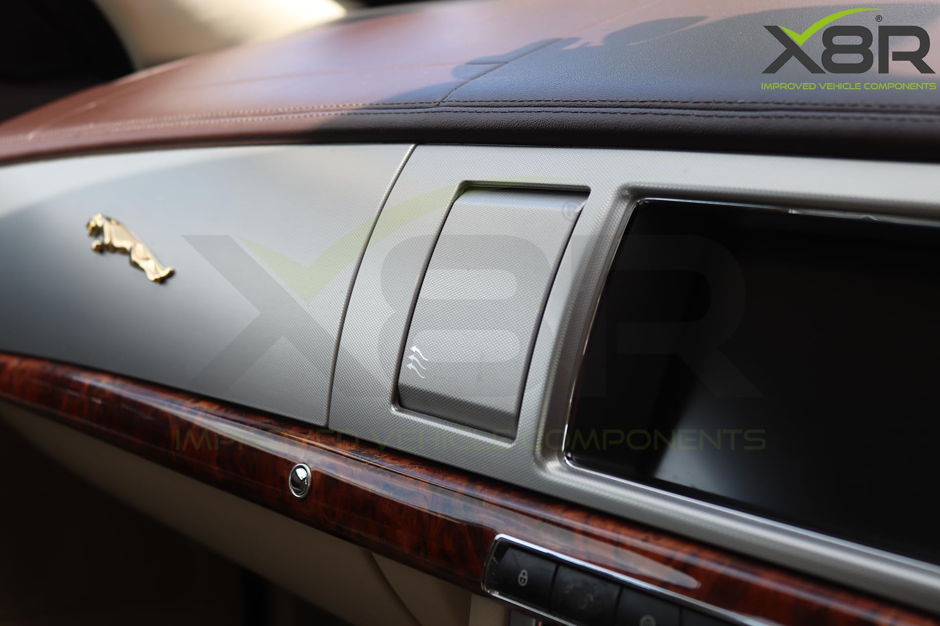 Motore passo-passo con bocchettone di ventilazione compatibile con Jaguar XF 2008-2015 C2Z31321