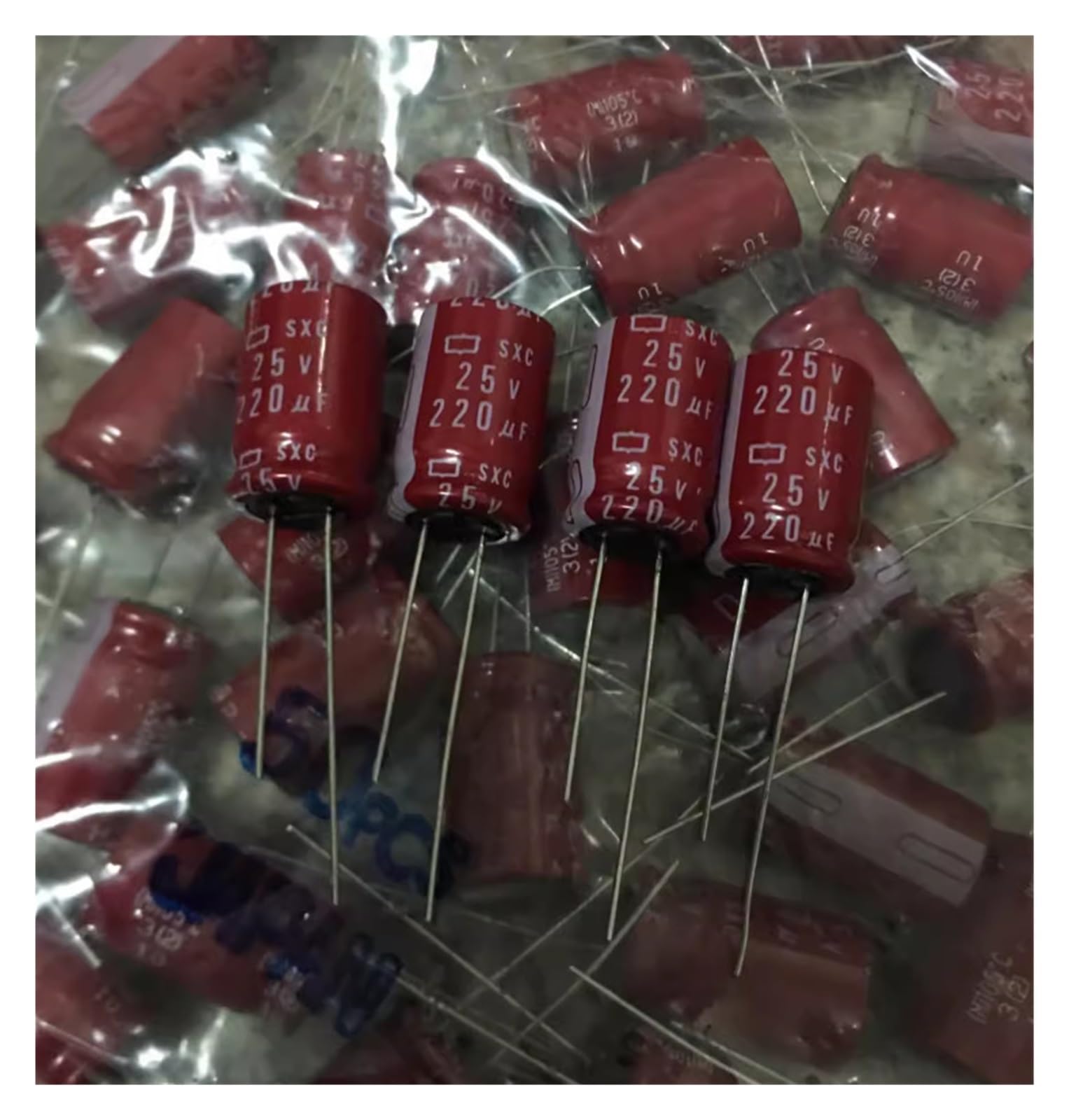 BALYDLUL 20pcs/lot 25V 220UF S/X/C 12.5x20mm Electrolytic Capacitor capacitor