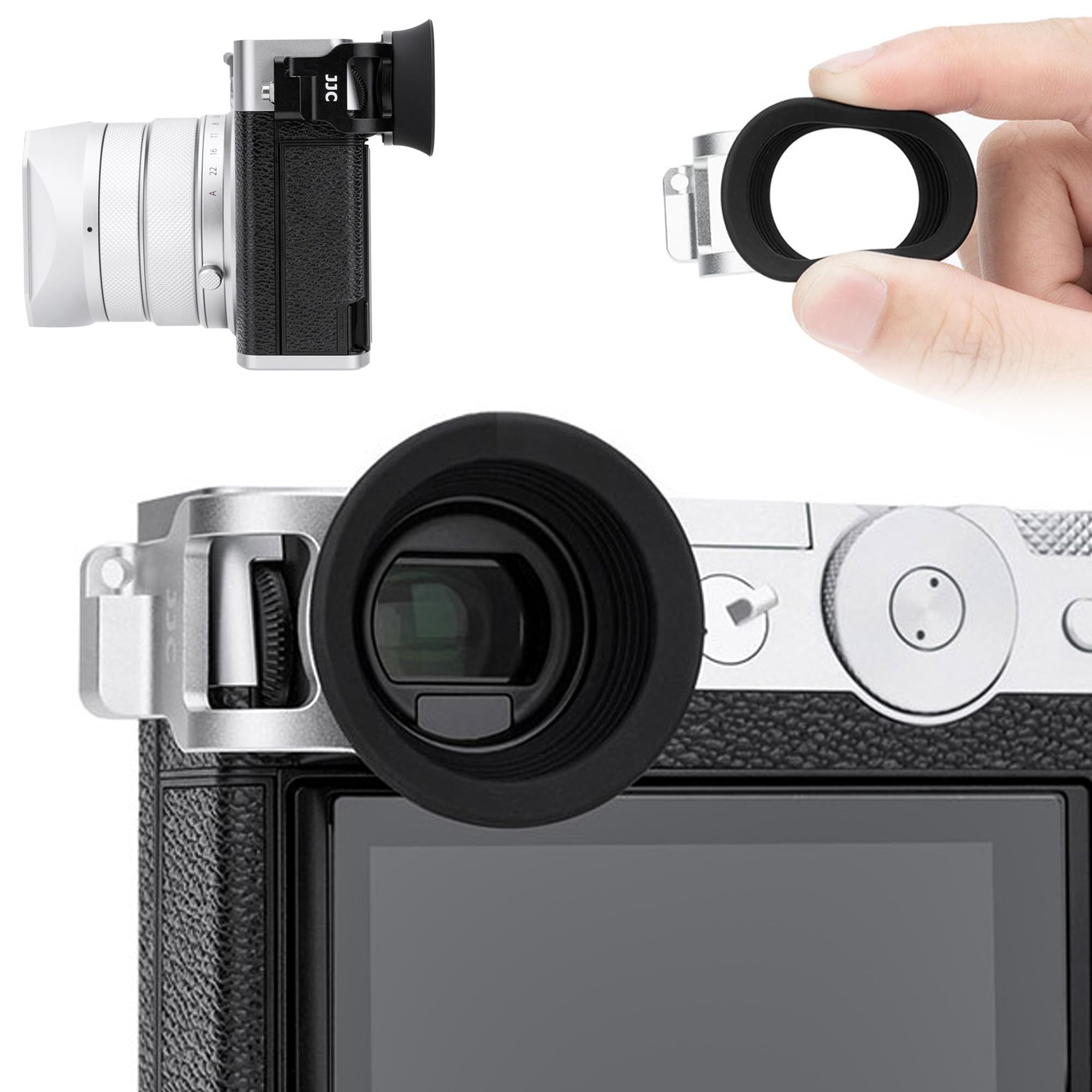 Extended GFX 100RF Eyecup Eyepiece Viewfinder for Fujifilm GFX100RF Eye Cup