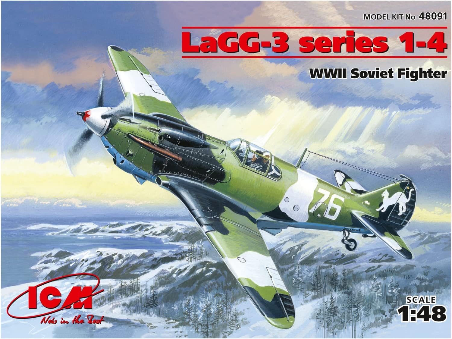 ICM Models LaGG-3 Series 1-4 Building Kit
