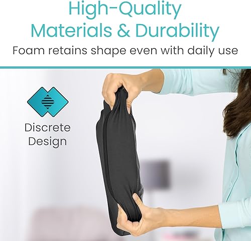 Miniatura 6 de Vive Almohada de alivio del dolor de ciática para sentarse, cojín de coxis para asiento del conductor del automóvil, silla de oficina, escritorio,