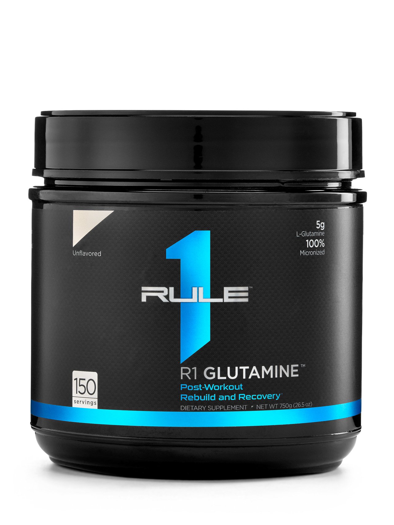 Rule 1 Glutamine 150 Serv Unflavored 750 G : 00454