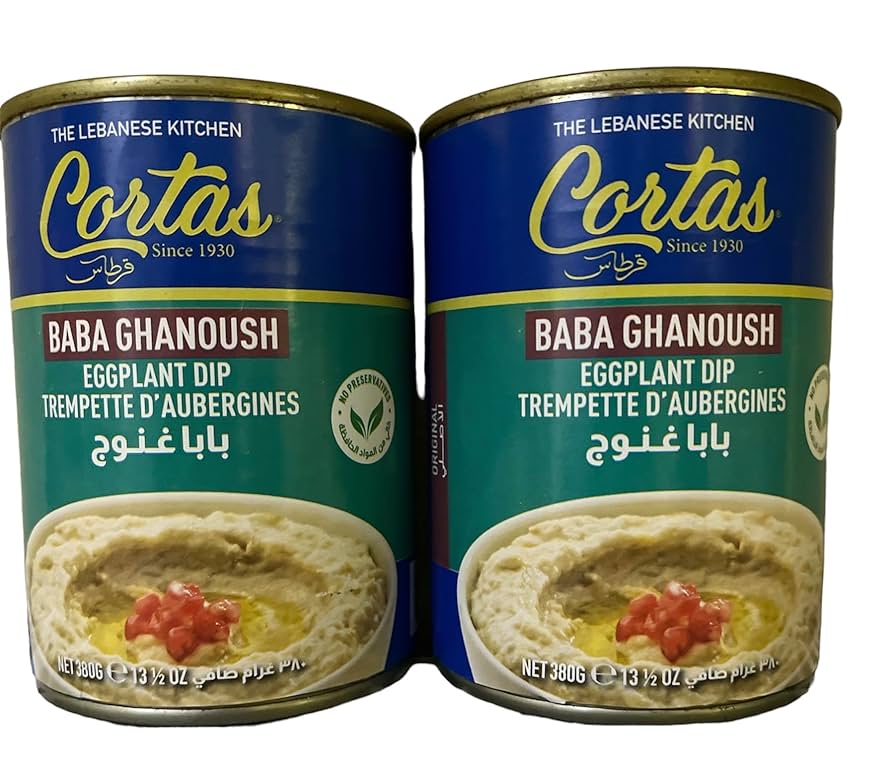 goricha　ququ+baba+sesame bean+salt 4種 Amazon.com: Eggplant Dip Baba Ghanoush (Ready to Eat) 2 Cans