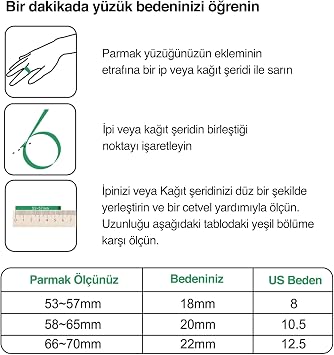 Ezan Okuyan Dijital Yüzük Tesbih Zikirmatik - Yeşil Yeşil
