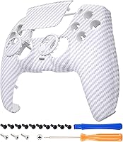 Vista 18 de eXtremeRate Luna Redesigned Front Shell Touchpad Compatible with ps5 Controller BDM-010 020 030 040 050, The 100 Cash Money Replacement Faceplate