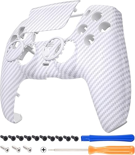 Vista 18 de eXtremeRate Luna Redesigned Front Shell Touchpad Compatible with ps5 Controller BDM-010 020 030 040 050, The 100 Cash Money Replacement Faceplate