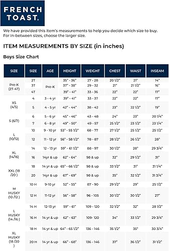 Miniatura 6 de French Toast Boys' Adjustable Waist Straight Fit Stretch Twill Chino Pant