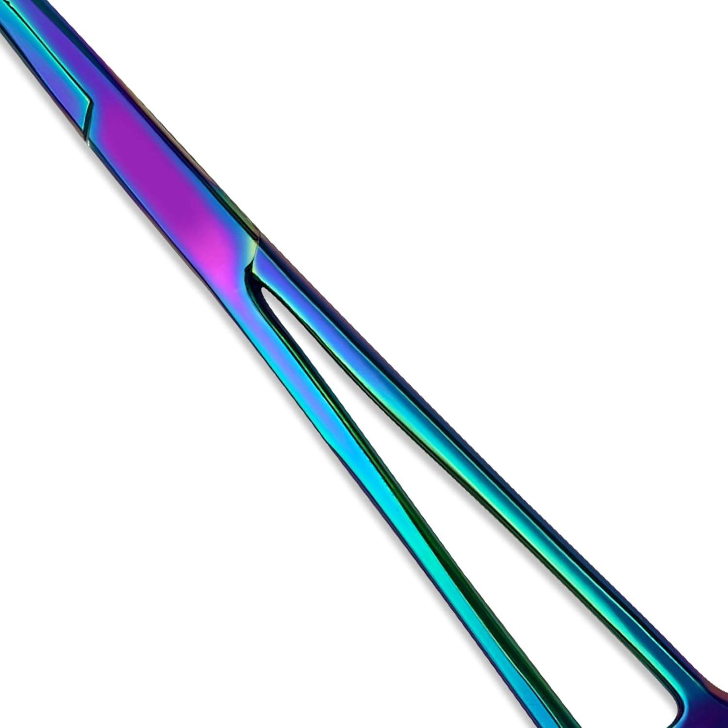 Mosquito Forceps 5" Rainbow Set - Precision Crafting Clamps, Stainless Steel, Multicolor Hemostats for DIY Enthusiasts and Crafters (Mosquito Forceps Straight & Curved 5 Inches)